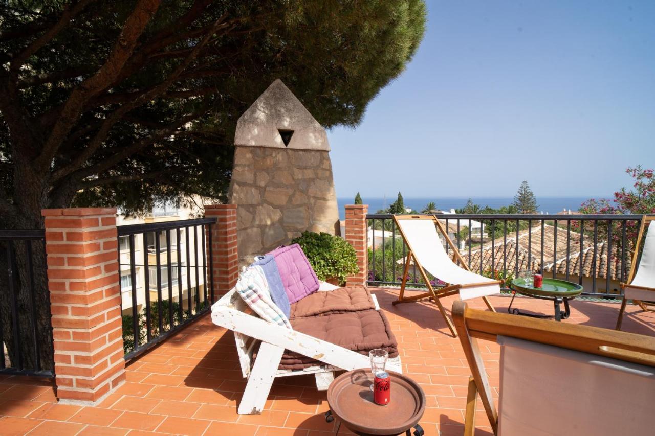 Casa Ancladero Big Rooftop Terrace, 2 Bedroom Guesthouse W Garden And View Fuengirola Eksteriør billede