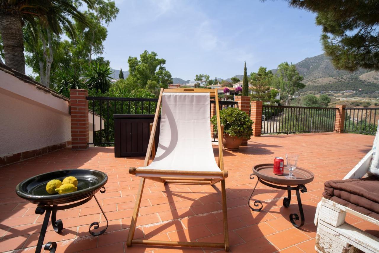 Casa Ancladero Big Rooftop Terrace, 2 Bedroom Guesthouse W Garden And View Fuengirola Eksteriør billede