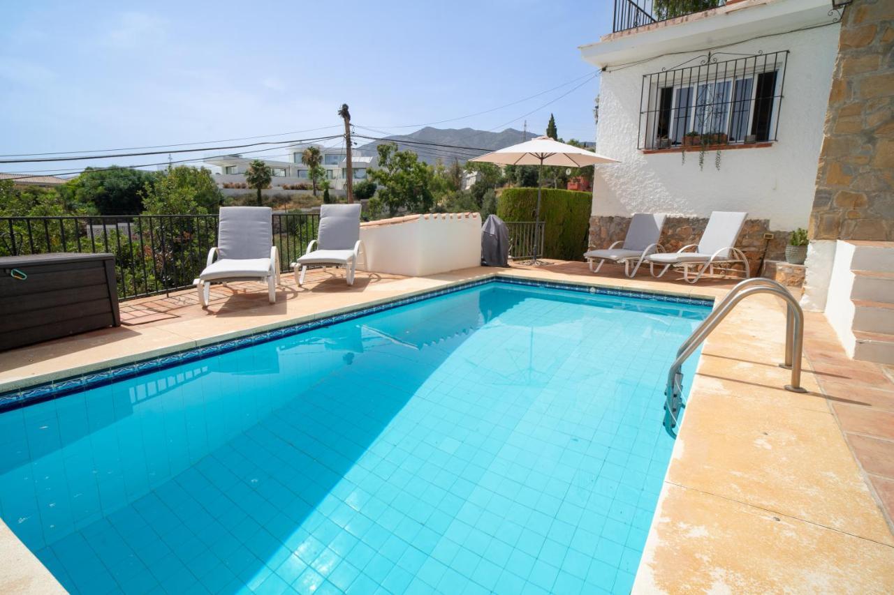 Casa Ancladero Big Rooftop Terrace, 2 Bedroom Guesthouse W Garden And View Fuengirola Eksteriør billede